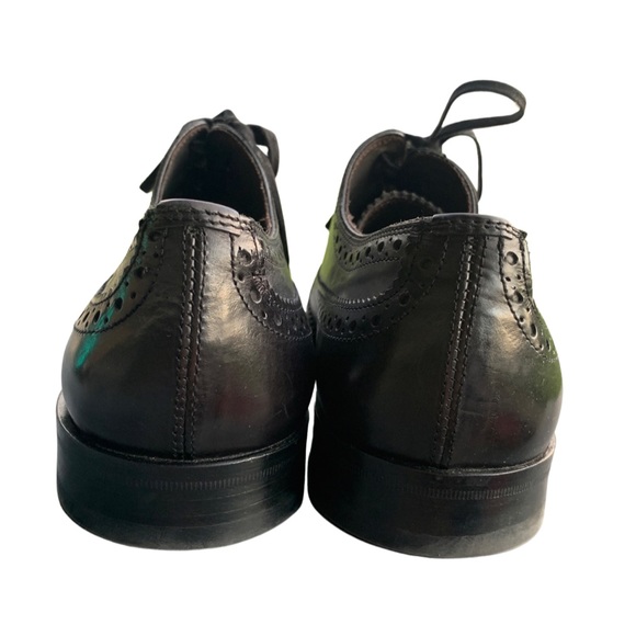 To Boot New York Black Leather Wingtip Shoes - Picture 5 of 6